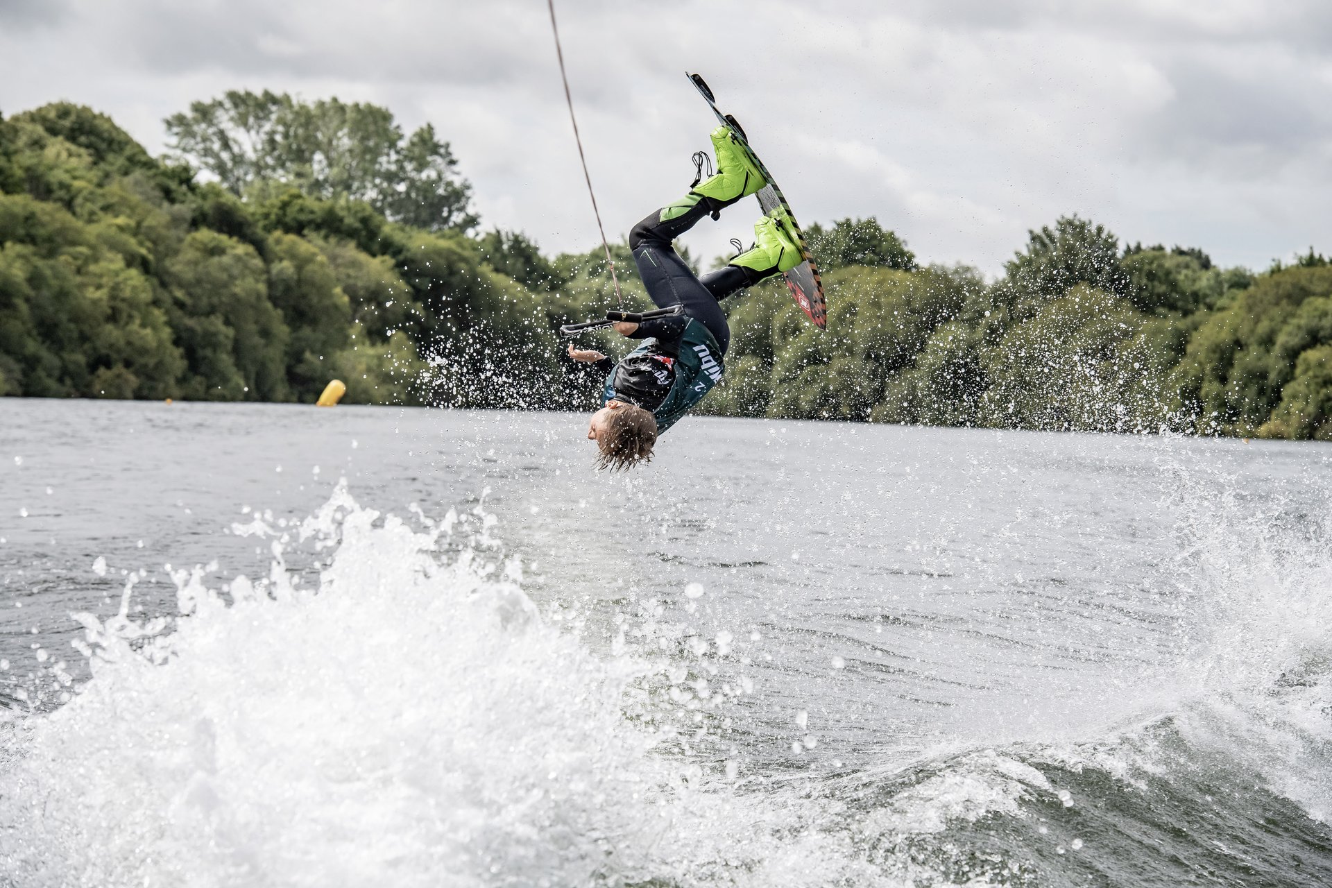Ollie Phillips at the 2022 Malibu Boats UK Wakeboard And Wakesurf Nationals